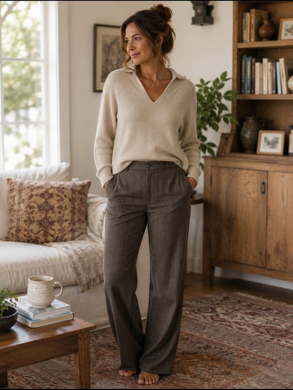 Piazza Sempione Faye Wool Trousers